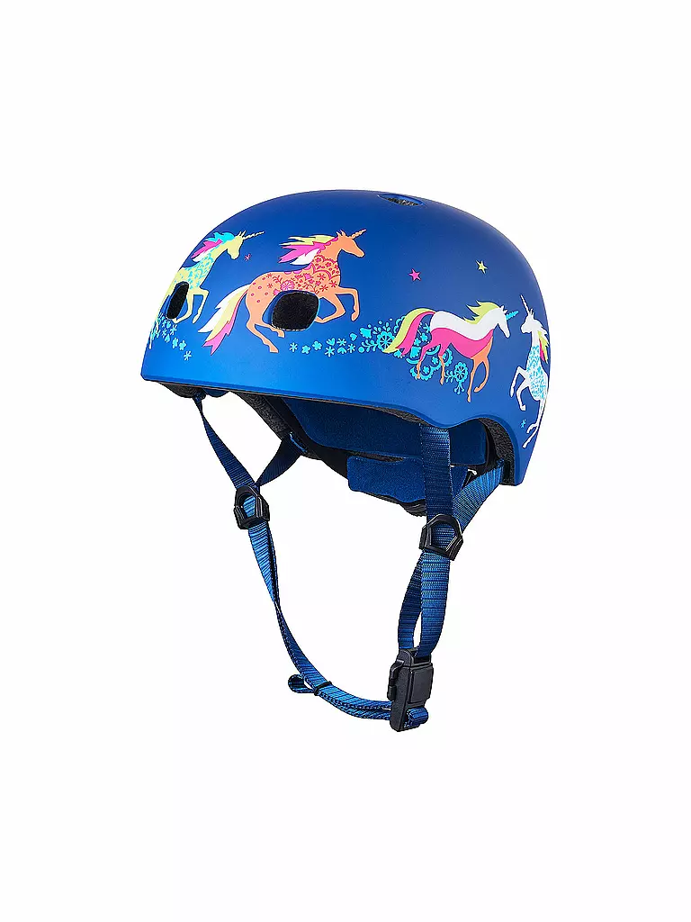 MICRO | Casco de patinete infantil Unicornio | Azul