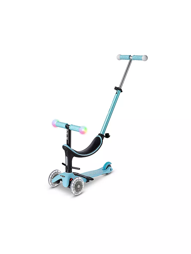 MICRO | Patinete infantil Micro Mini 2Grow Deluxe Magic LED | Azul