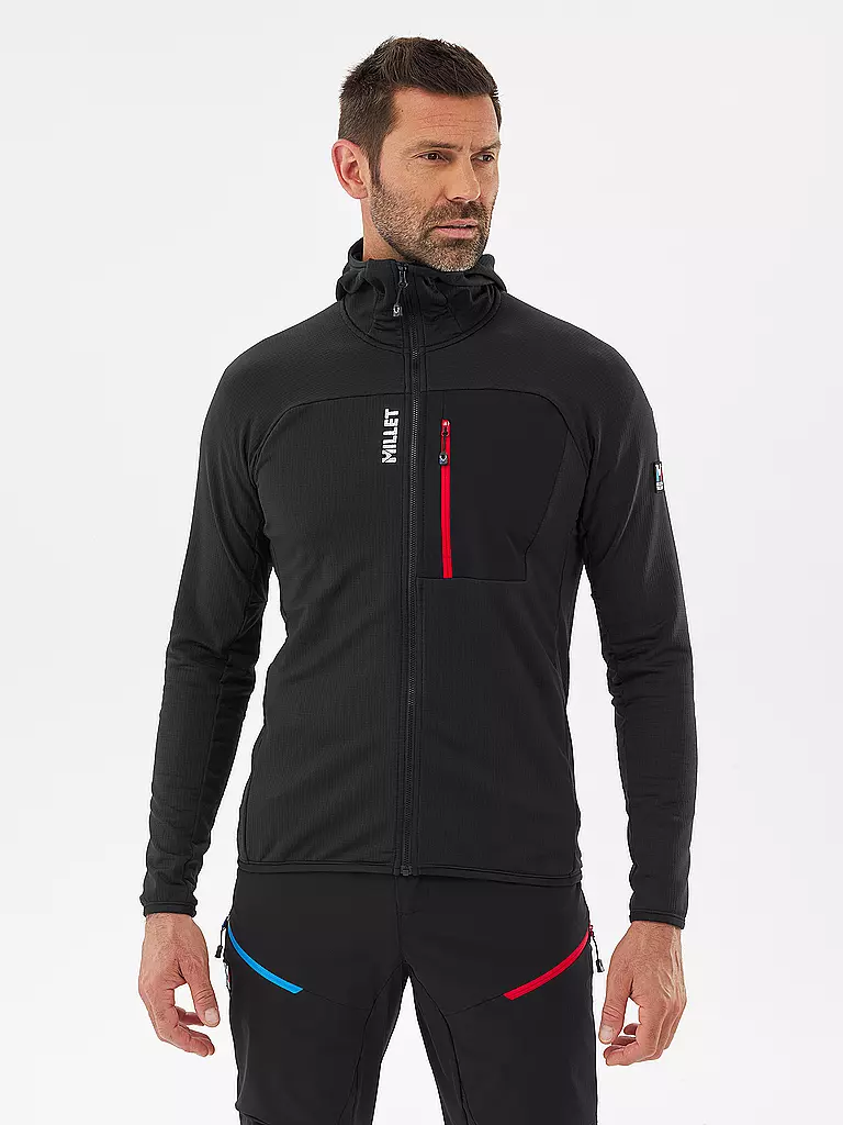 MILLET |  Herren Fleecejacke Trilogy Lightgrid Polartec Hoodie  | Negro