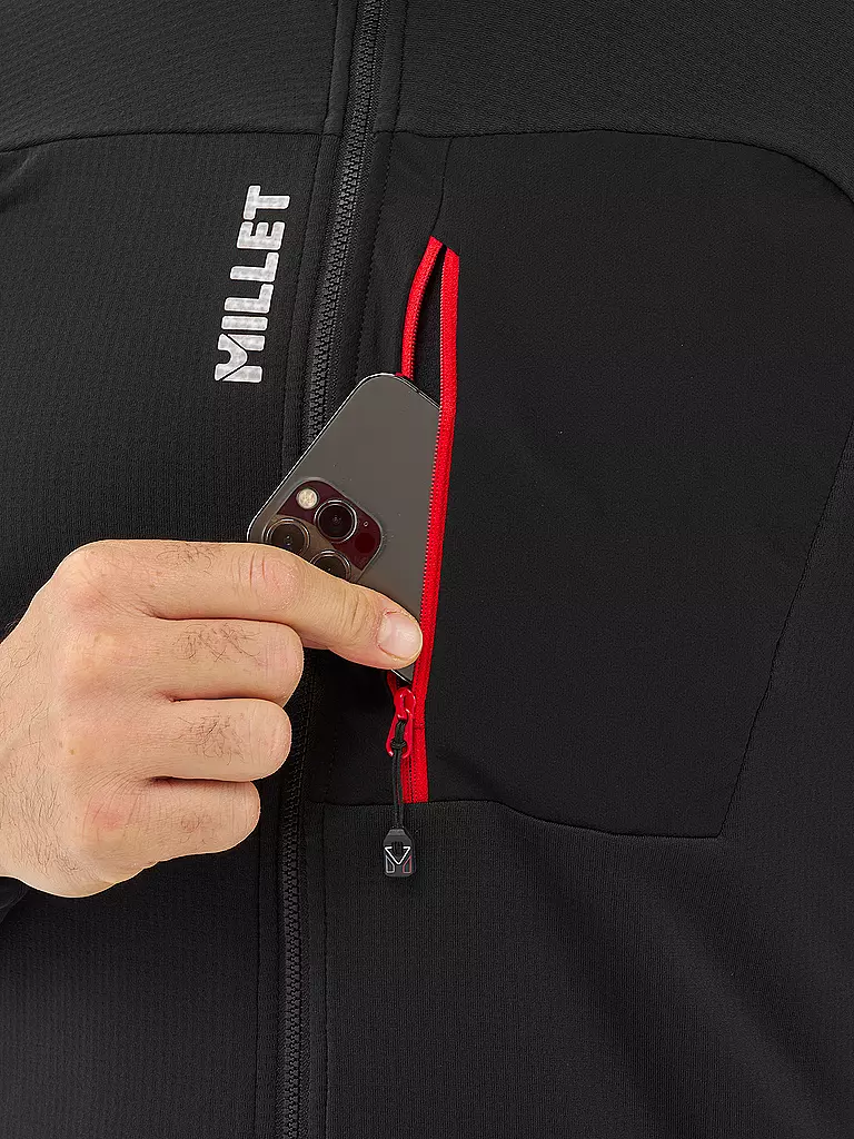 MILLET |  Herren Fleecejacke Trilogy Lightgrid Polartec Hoodie  | Negro