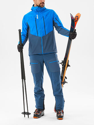 MILLET | Chaqueta softshell de touring para hombre White Shield con capucha