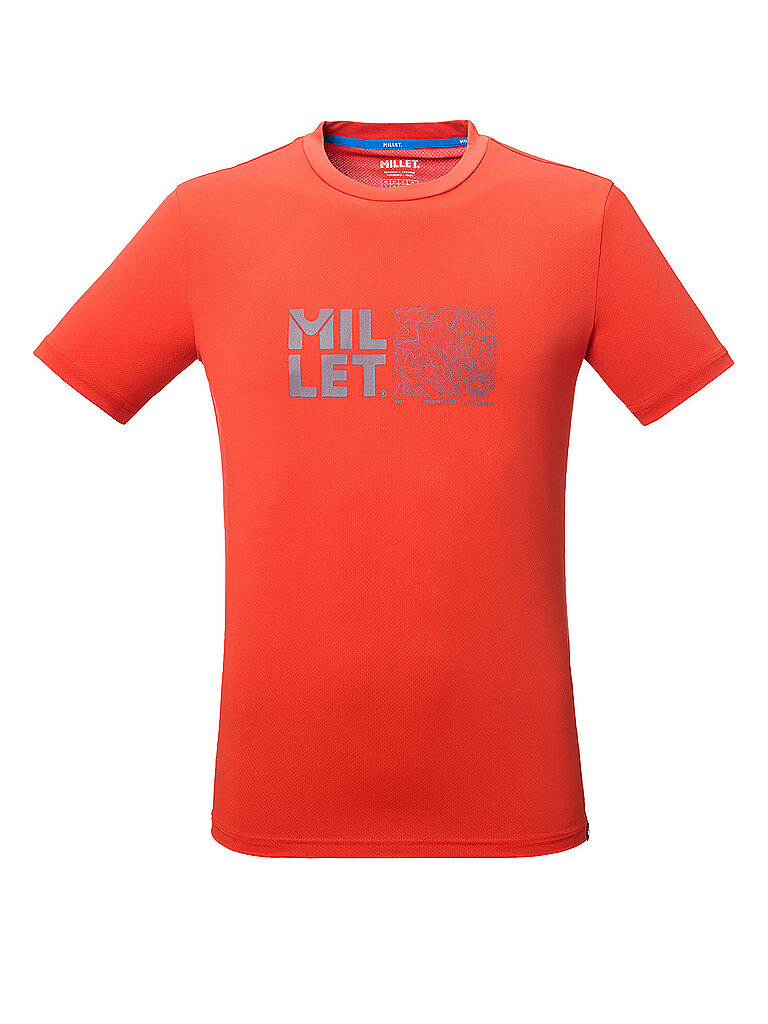 MILLET Camiseta funcional de hombre Seneva UV40+ rojo | XXL