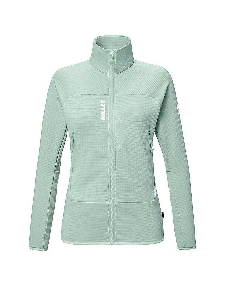 Chaqueta polar para mujer FUSION GRID Polartec verde L