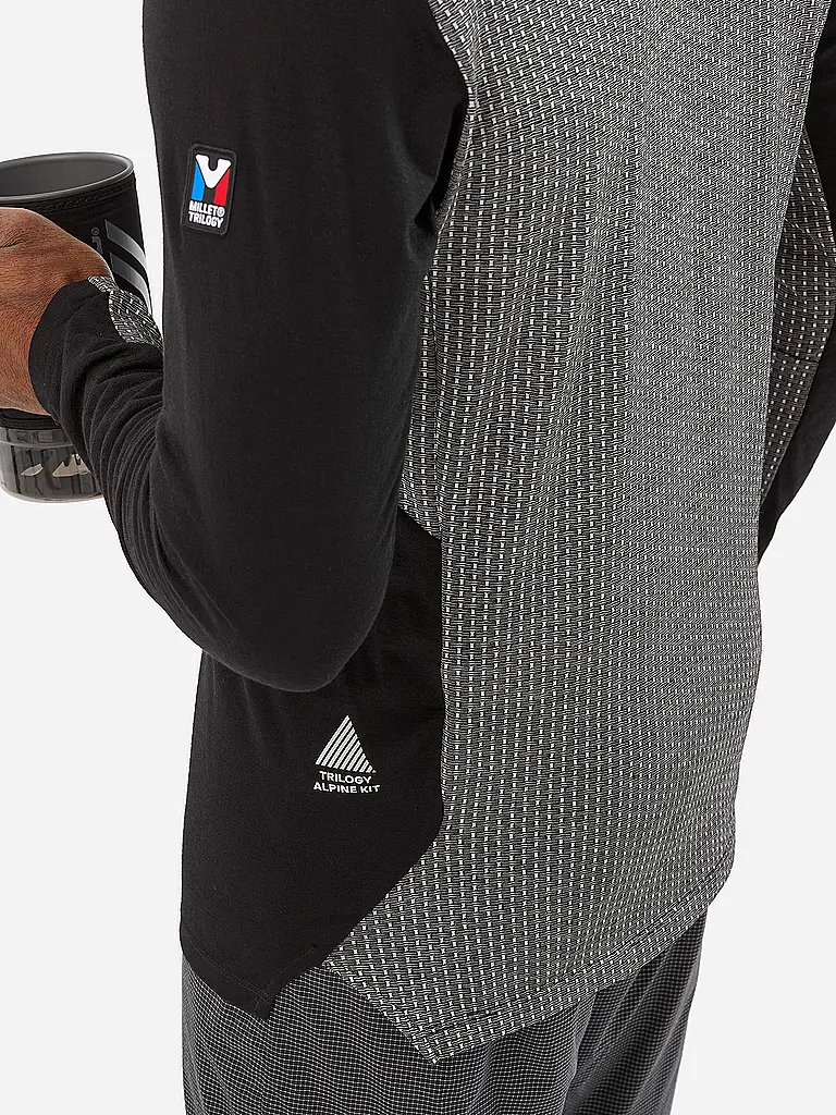 MILLET | Camiseta de senderismo para hombre TRILOGY JORASSES WOOL | Negro