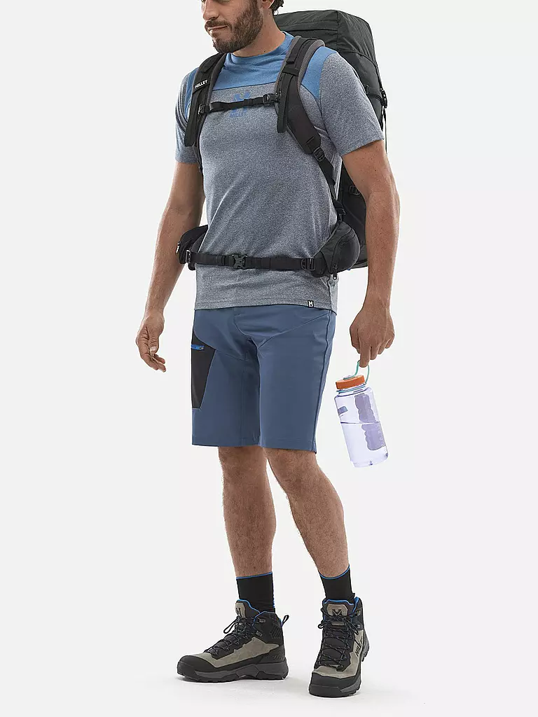 MILLET | Camiseta funcional para hombre Seneca Heather | Azul oscuro