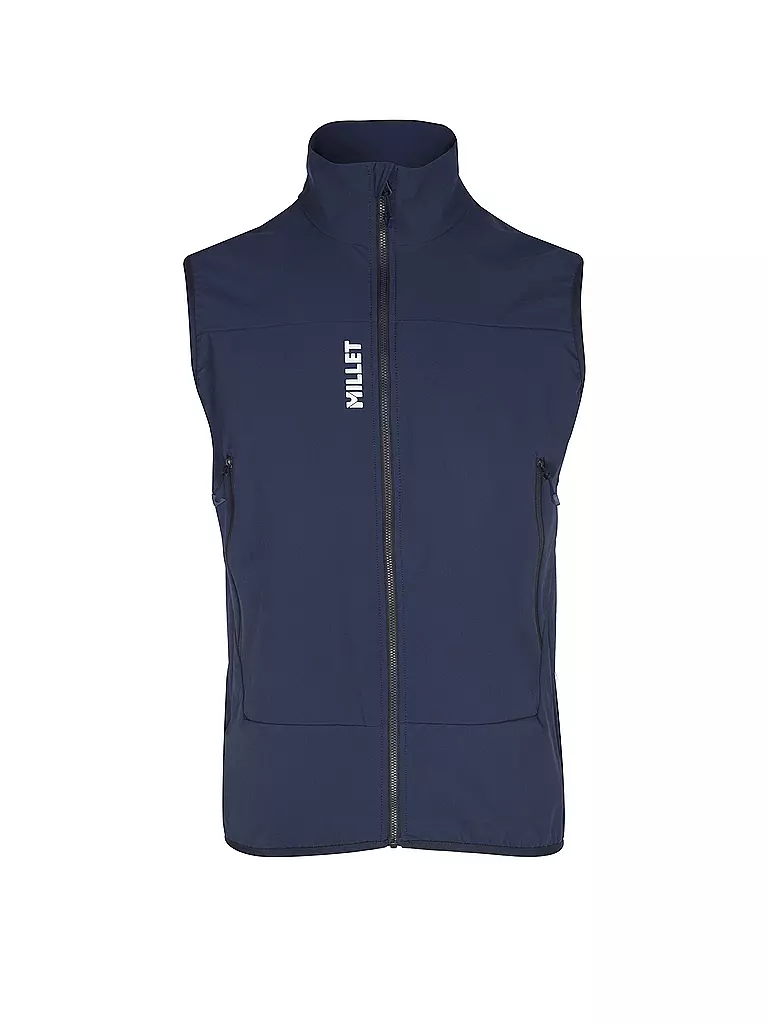 MILLET | Chaleco softshell para hombre Fusion XCS | Azul oscuro