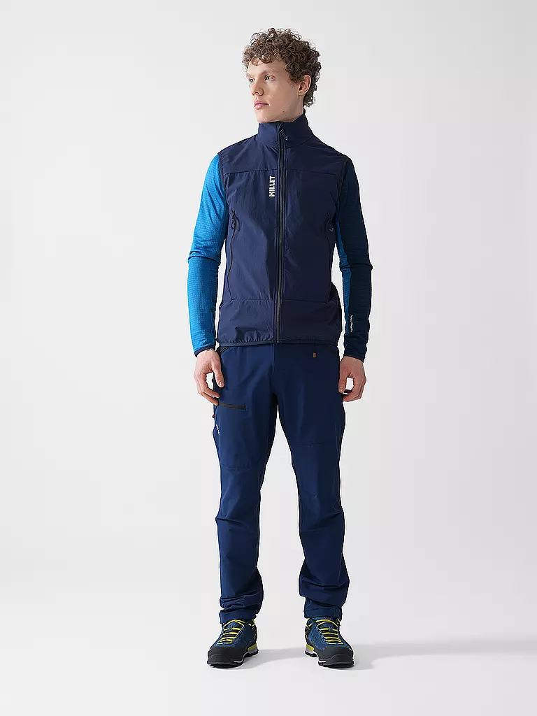 MILLET | Chaleco softshell para hombre Fusion XCS | Azul oscuro
