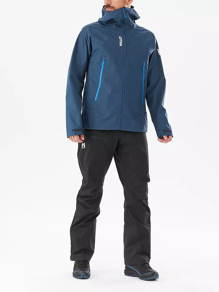 MILLET | Chaqueta de senderismo para hombre Seneca GTX 3L con capucha | Azul oscuro