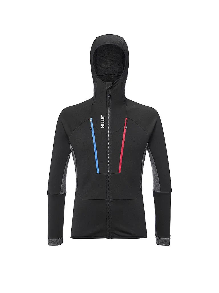 MILLET | Chaqueta híbrida para hombre TRILOGY ICON WOOL Fleece Hoodie | Negro