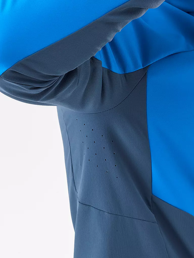 MILLET | Chaqueta softshell de touring para hombre White Shield con capucha |