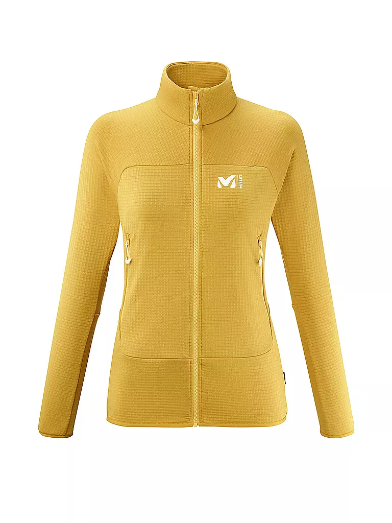 MILLET | Damen Fleecejacke Fusion Grid | Mostaza