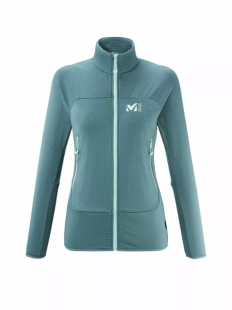 MILLET | Damen Fleecejacke Fusion Grid | Petróleo