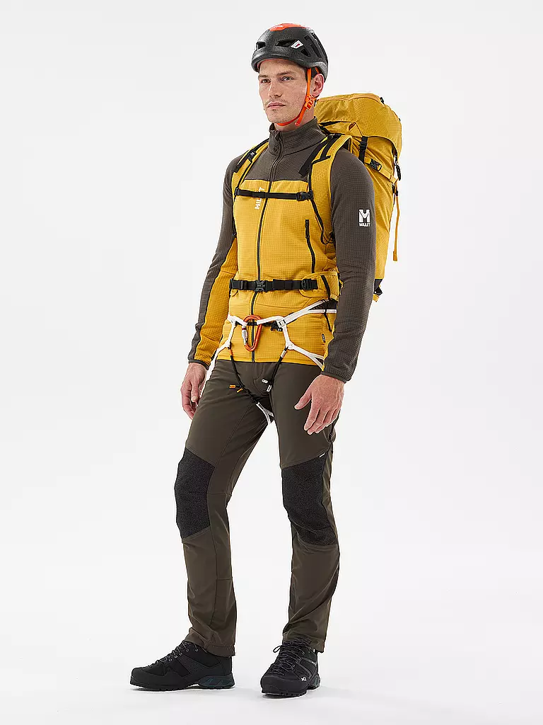 MILLET | Forro polar para hombre Fusion Grid | Mostaza