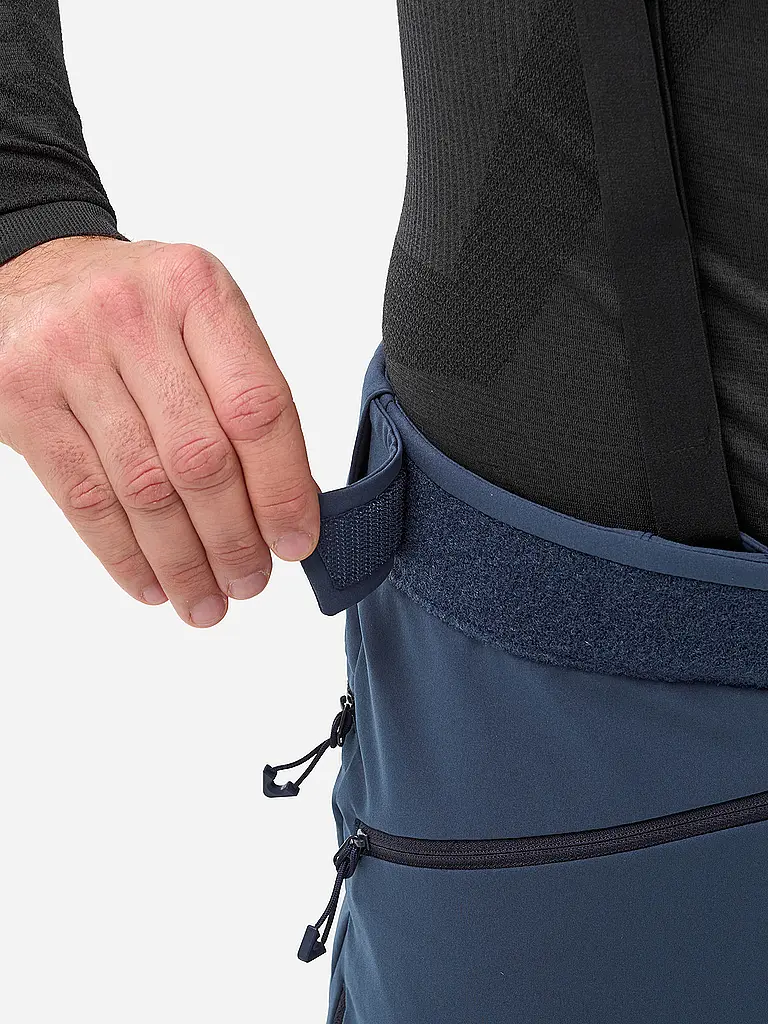 MILLET | Pantalón de touring softshell para hombre Kamet Shield con tirantes | 