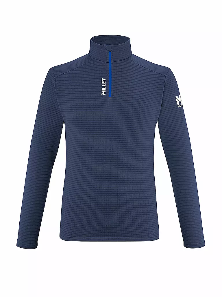MILLET | Zipshirt Intense Fleece para hombre | Azul oscuro
