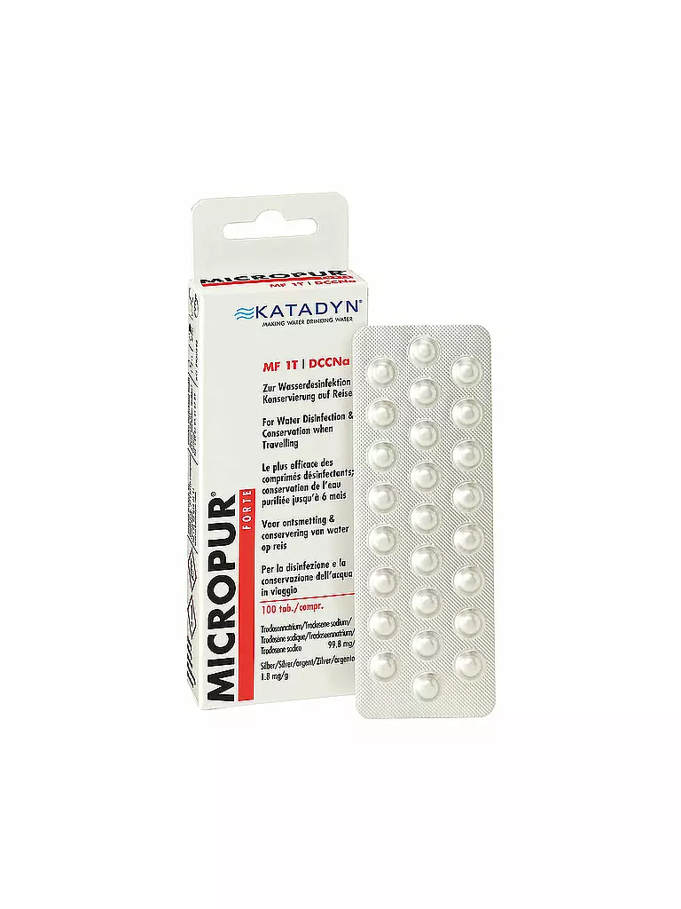 MIRCROPUR | Micropur Forte MF 1T DCCNa (4x25 comprimidos) | Sin color