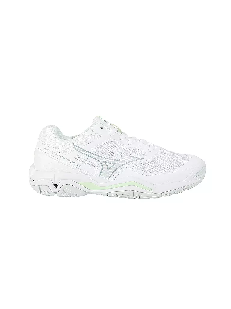 MIZUNO | Damen Hallenschuhe Wave Phantom 3 | Blanco