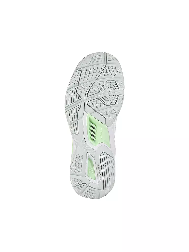 MIZUNO | Damen Hallenschuhe Wave Phantom 3 | Blanco