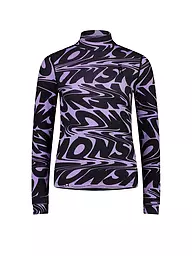 MONS ROYALE | Camiseta funcional de mujer Cascade Flex 200 con cuello alto | Lila