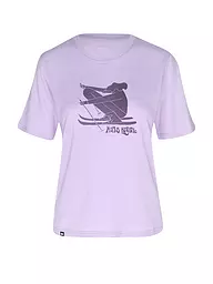MONS ROYALE | Camiseta funcional de mujer Icon Relaxed | Lila