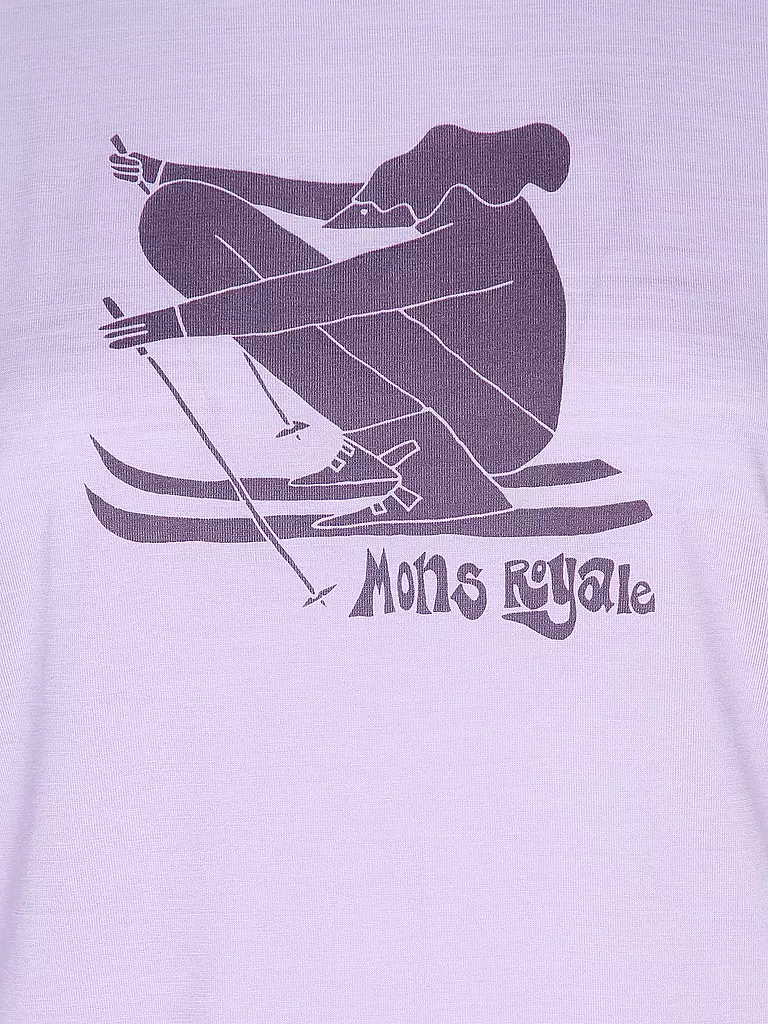 MONS ROYALE | Camiseta funcional de mujer Icon Relaxed | Lila