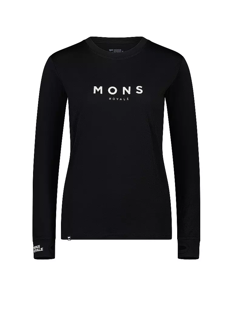 MONS ROYALE | Camiseta funcional de mujer Yotei Classics | Negro