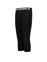 MONS ROYALE | Damen 3/4 Legging Cascade Merino Flex 200 | Negro
