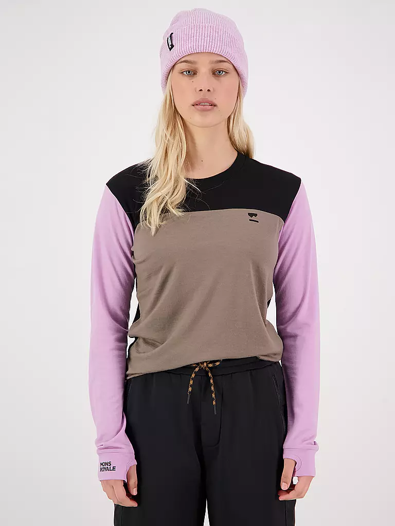 MONS ROYALE | Damen Funktionsshirt Yotei BF Tech LS | Oliva