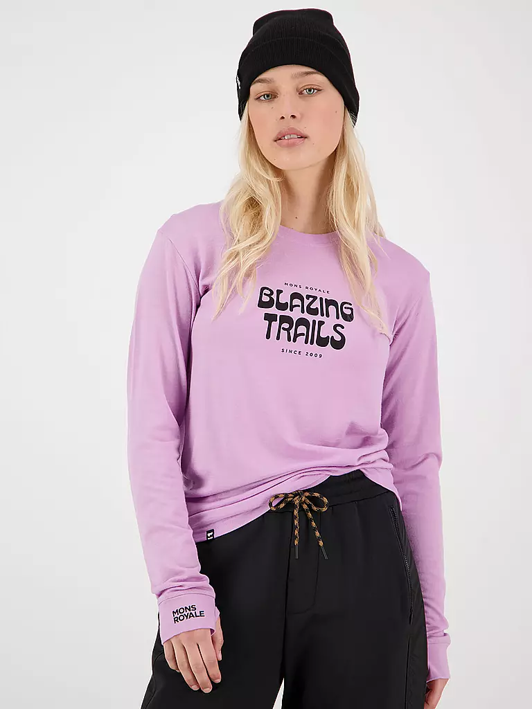 MONS ROYALE | Damen Funktionsshirt Yotei Classics | Lila