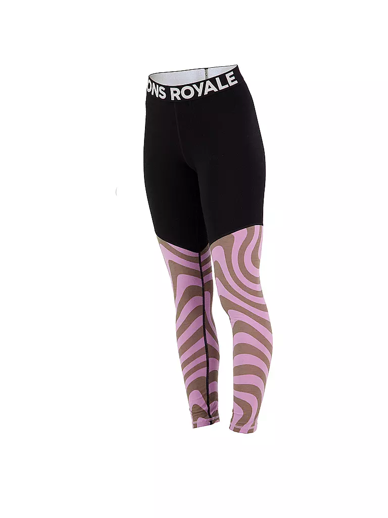 MONS ROYALE | Damen Funktionstight Cascade Merino Flex 200 | Negro