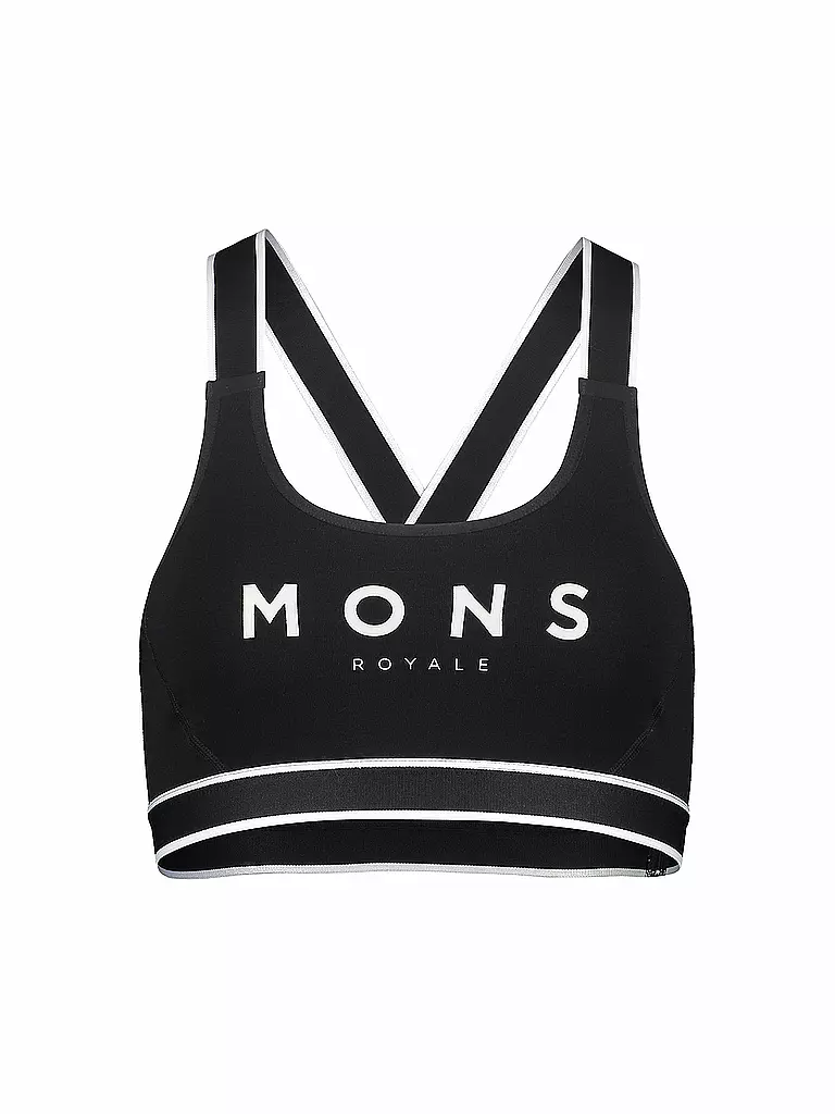 MONS ROYALE | Damen Sport-BH Stella-X Low Support | Negro