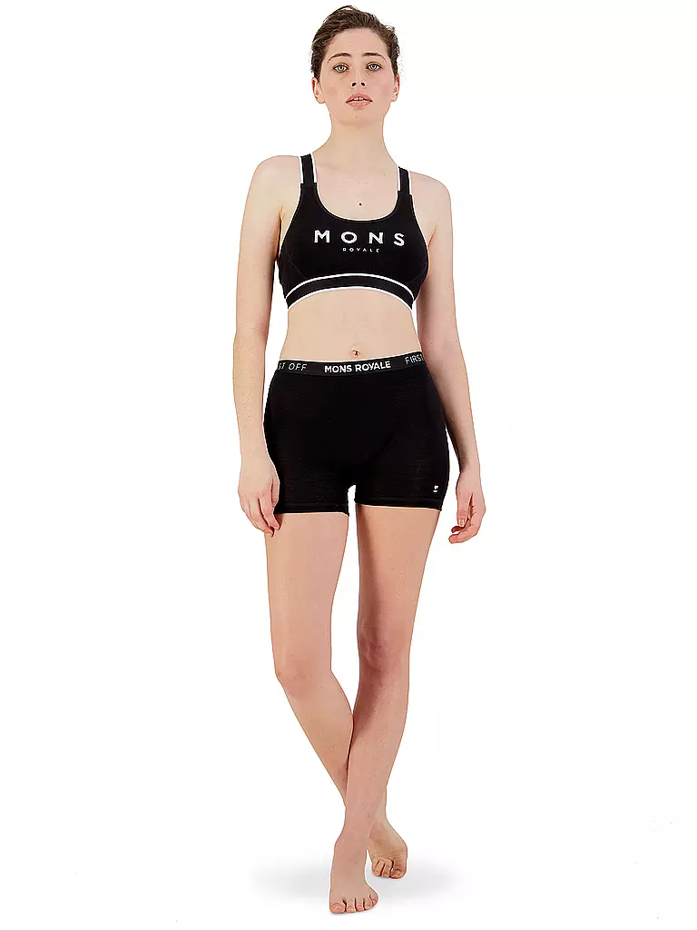 MONS ROYALE | Damen Sport-BH Stella-X Low Support | Negro