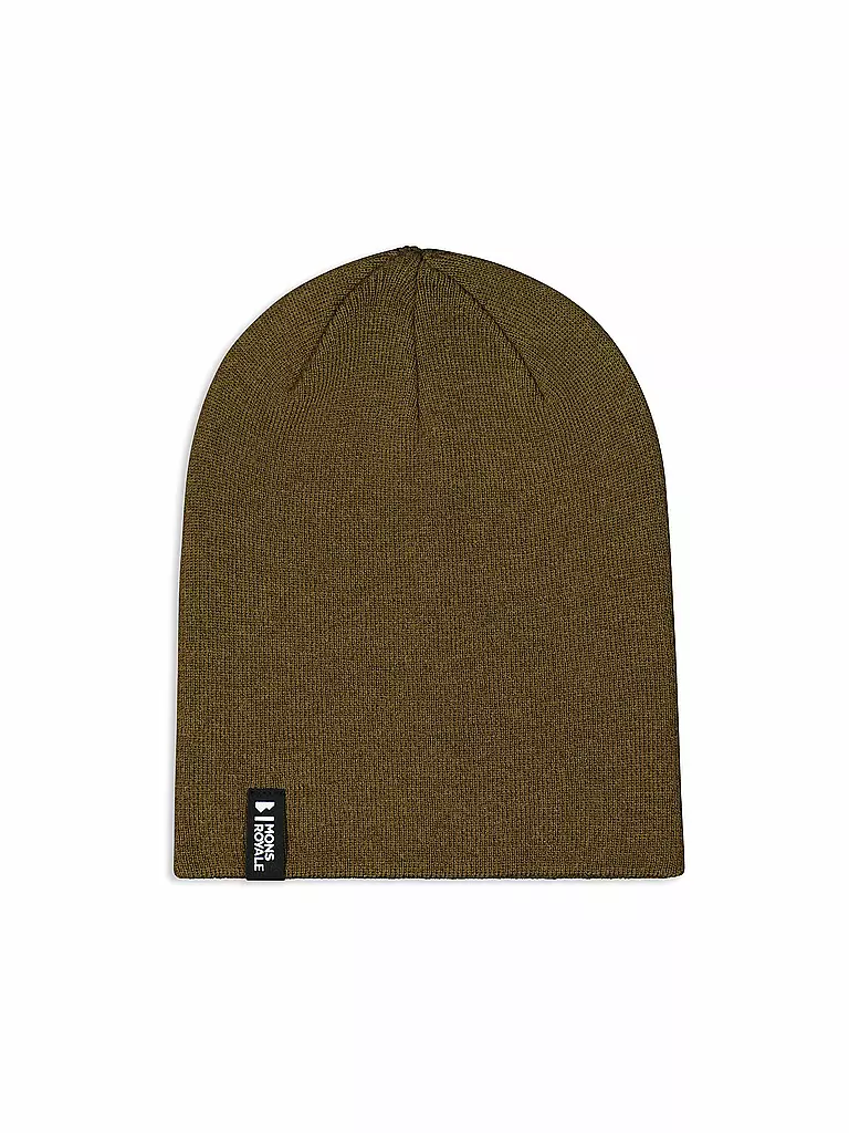 MONS ROYALE | Gorro Mc Cloud Merino | Oliva
