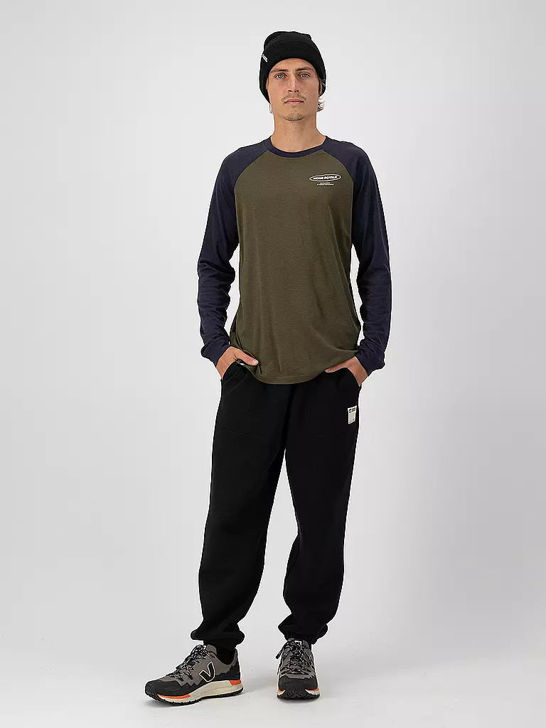 MONS ROYALE | Herren Funktionsshirt Icon Raglan | Oliva