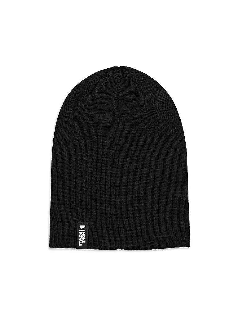 MONS ROYALE | Mütze Mc Cloud Merino | Negro