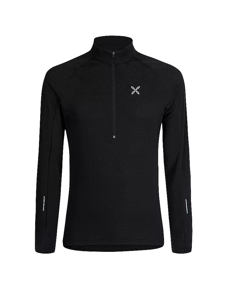 MONTURA | Herren Touren Zipshirt Run Soft | Negro