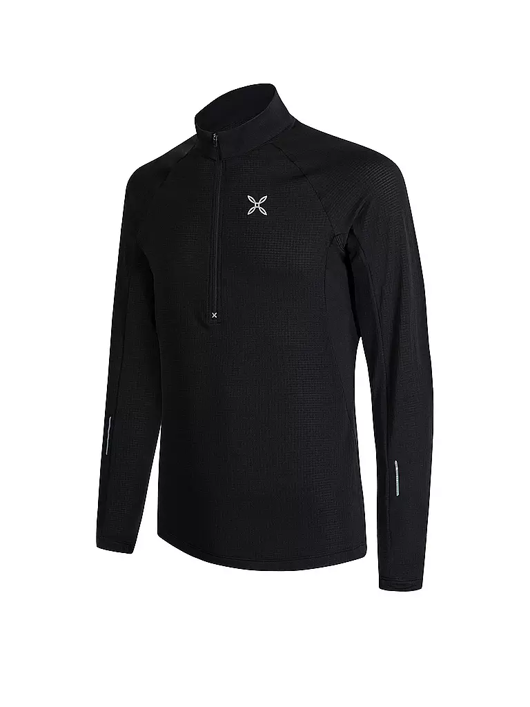 MONTURA | Herren Touren Zipshirt Run Soft | Negro