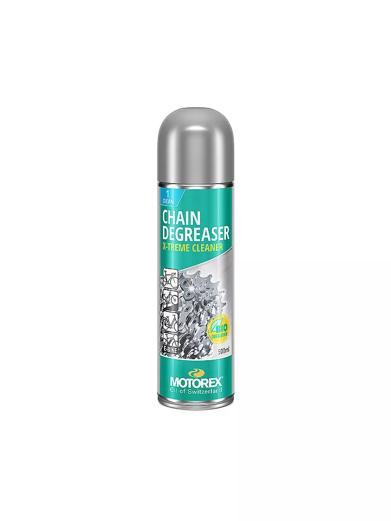 MOTOREX | Spray de limpieza Desengrasante para cadenas de bicicleta 500ml | Transparente