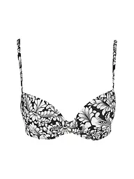 MRS & HUGS | Top de bikini con aros básico para mujer | Negro