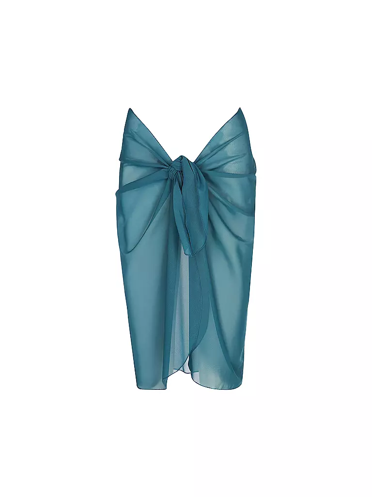 MRS & HUGS | Pareo corto de malla para mujer | Petróleo