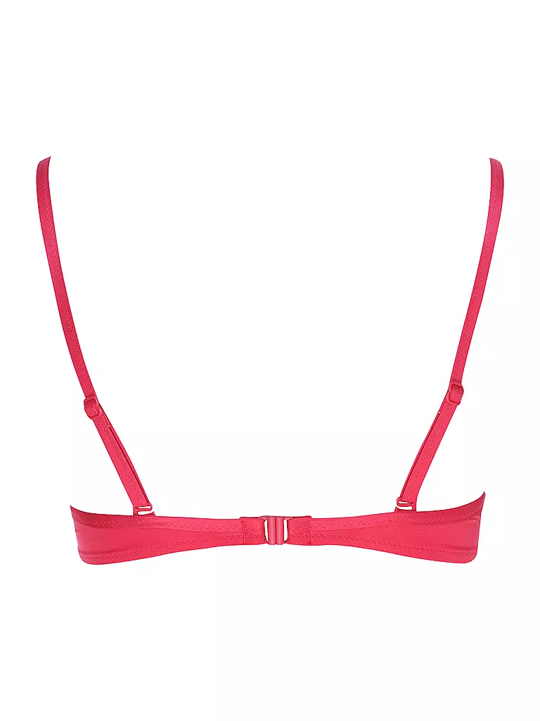MRS & HUGS | Top de bikini con aros básico para mujer | Rojo