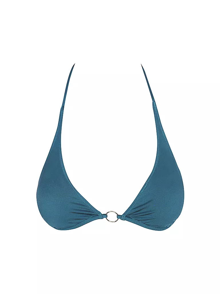 MRS & HUGS | Top de bikini halter para mujer Young | Petróleo