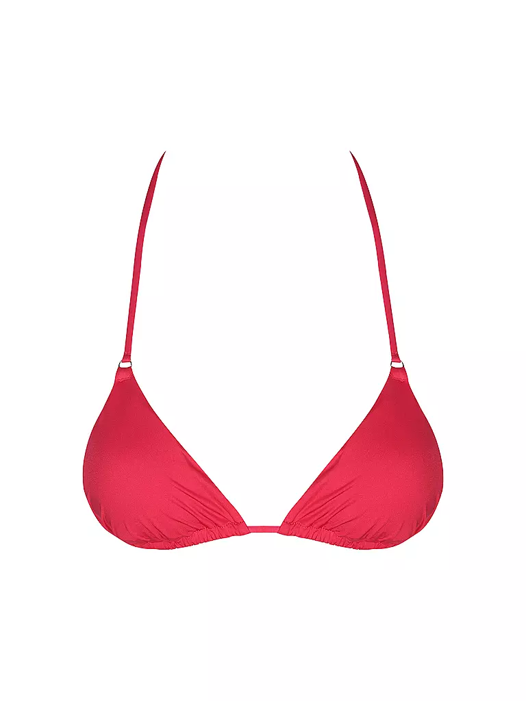 MRS & HUGS | Top de bikini triángulo para mujer | Rojo