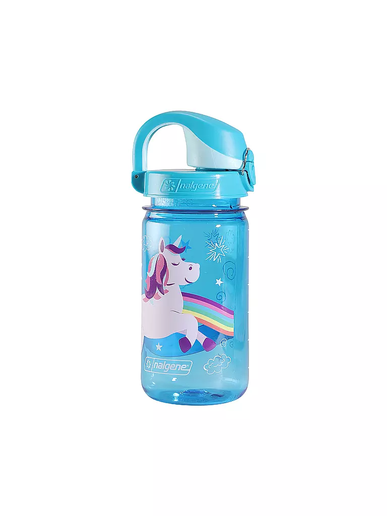 NALGENE | Botella de agua para niños OFT KIDS 350ml Unicornio Azul | Azul