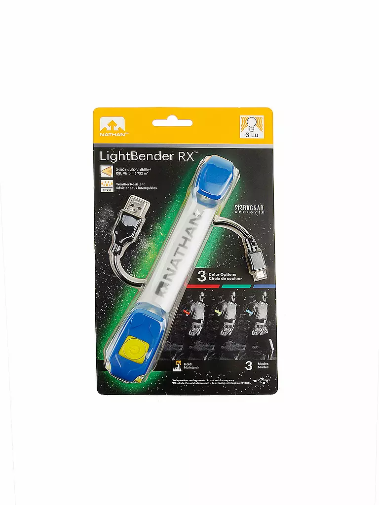 NATHAN | Cinta de correr Light-Bender RX | Amarillo