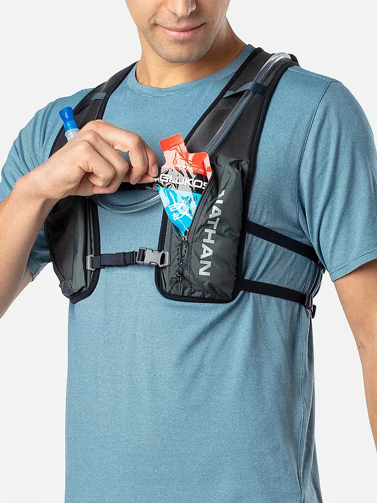NATHAN | Mochila de hidratación Quickstart 6L con bolsa de 1,5L | 