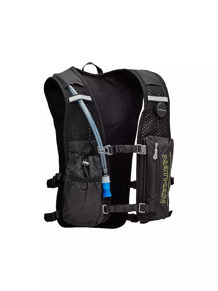 NATHAN | Mochila de running con bolsa de hidratación de 3L | Negro