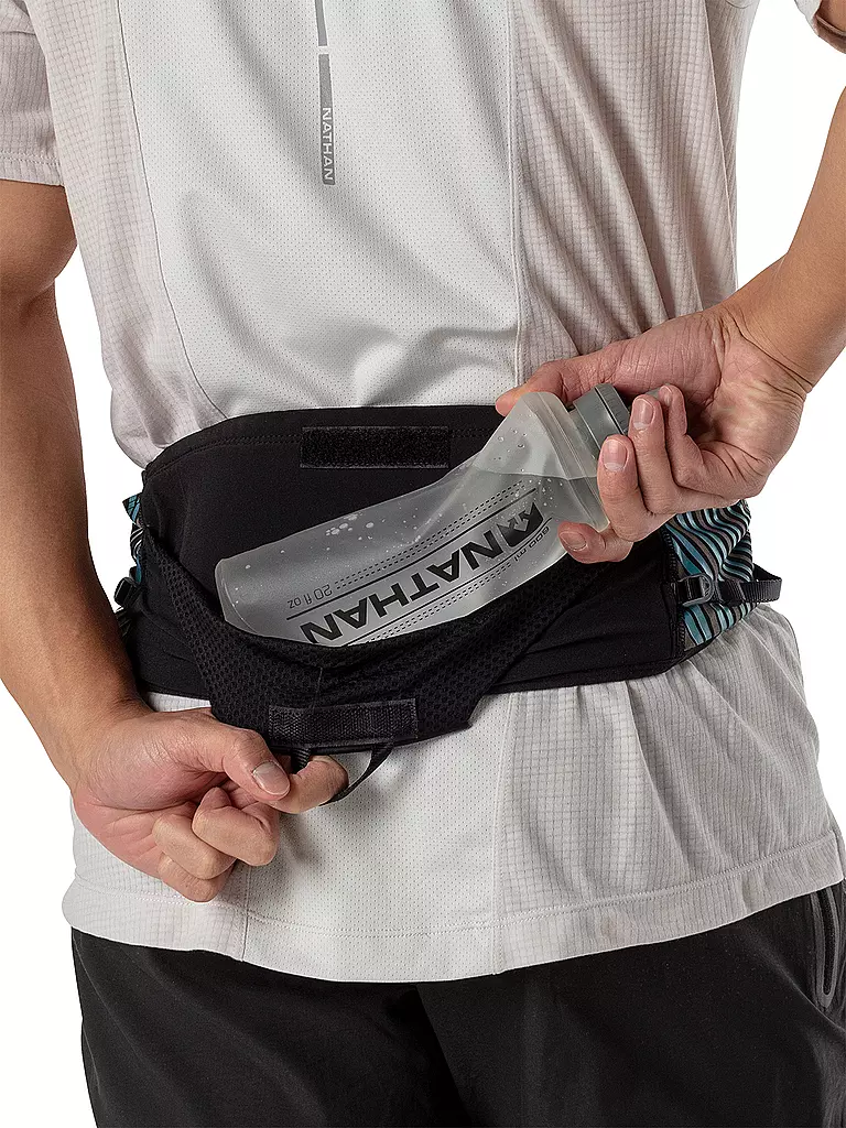 NATHAN | Riñonera Pinnacle Series Waistpack con bidón de 0,5 l | 