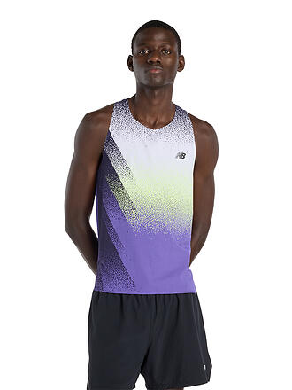 NEW BALANCE | Camiseta de tirantes de running para hombre Race Day Ultra Light Printed