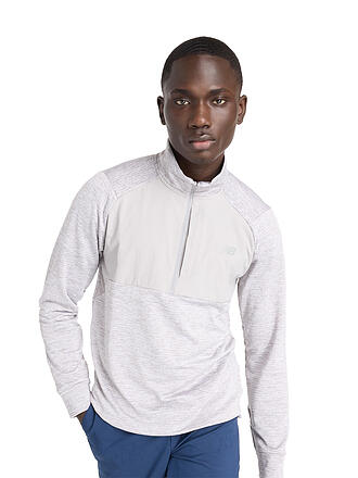 NEW BALANCE | Camiseta de running con cremallera para hombre RC Essentials Heat Grid